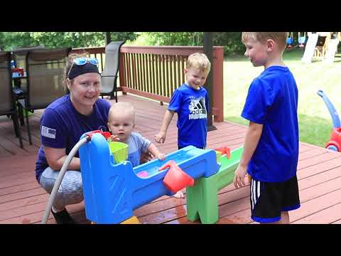 STEM Learning Through Water Play | Rushing River falls Water Play Table | Simplay3