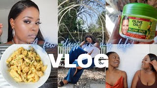 #vlogtober: FILMING, COOK WITH ME, NATURAL HAIR WASH DAY||SOUTH AFRICAN YOUTUBER