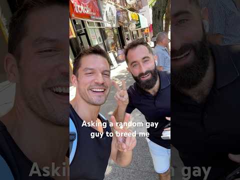 Asking a random gay guy to breed me #gay #gays #gaycomedy #gaymer #lgbt #comedy #breed