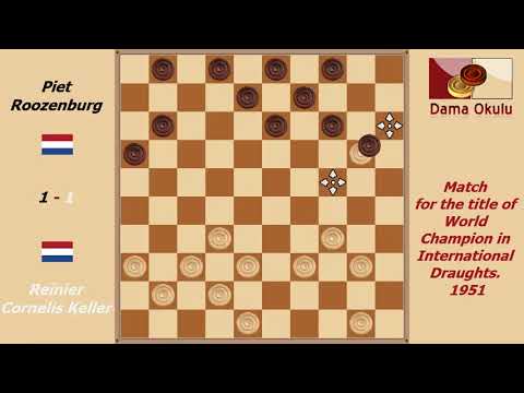 17. Reinier Cornelis Keller - Piet Roozenburg. WK-match 1951.