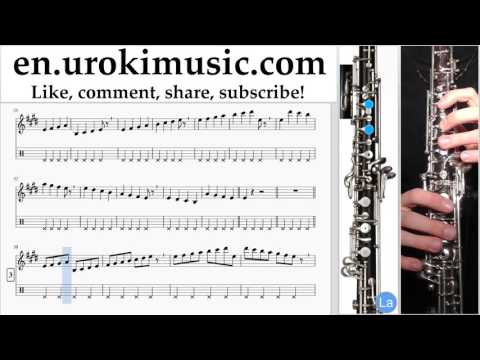 Oboe lessons Prince Royce - Darte un Beso Part#1 um-352
