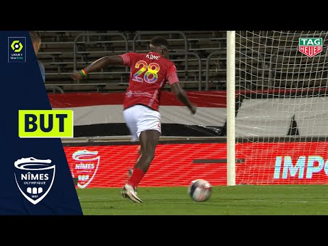 But Moussa KONE (62' - NÎMES OLYMPIQUE) NÎMES OLYMPIQUE - OLYMPIQUE LYONNAIS (2-5) 20/21