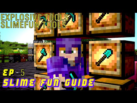 SlimeFun Tutorial in hindi (Ep 05) :- slimefun tools and explosive tools | #slimefun #minecraft