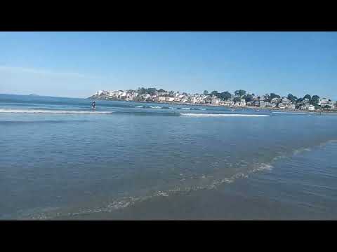 A Nice Sunny day at Nahant Beach, Massachusetts