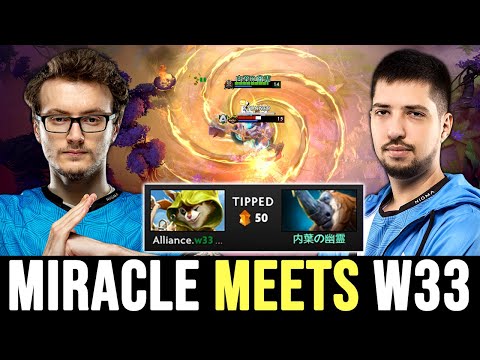 w33 TIPPED Miracle — old Nigma meets in Ranked