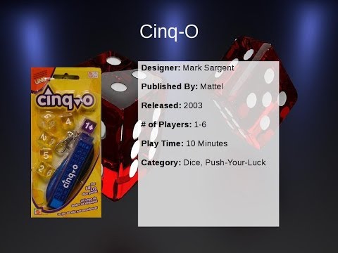 Board Game Roulette - Cinq-O