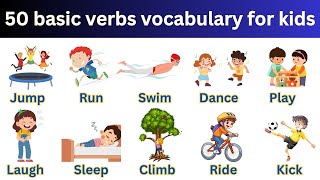 50 Common Verbs | Action Verbs in english for beginners #education #learning #actionverbs  #english