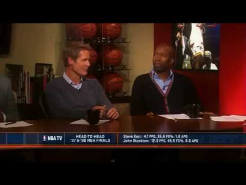 “John Stockton was a dirty bastard!!” - Steve Kerr | NBA | Open Court | The Last Dance #shorts