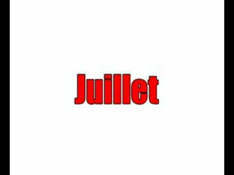 Lezione di francese = i mesi dell'anno