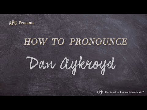 How to Pronounce Dan Aykroyd (Real Life Examples!)