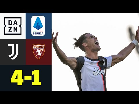 Ronaldos Freistoß-Hammer hält Juve auf Meisterkurs: Juventus - FC Turin 4:1 | Serie A | DAZN