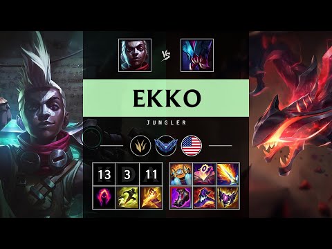 Ekko Jungle vs Rek'Sai - NA Diamond Patch 25.17