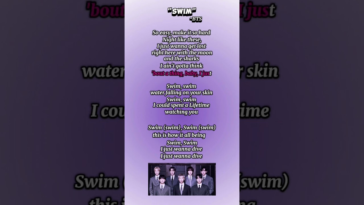 Swim... 🦋 #aesthetic #bts #pfypシ #album by @Purple_heartBTS607