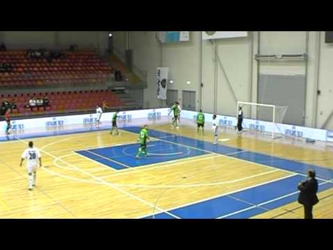 02.10.2011 UEFA Futsal Cup: KMF Leotar Trebinje - Gyori ETO highlights