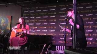 Lisa Hannigan and Ingrid Michaelson - &quot;O Sleep&quot; at Sundance ASCAP Music Café - OFFICIAL