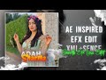 Adah Sharma Ae Inspired Efx Edit Xml ️‍