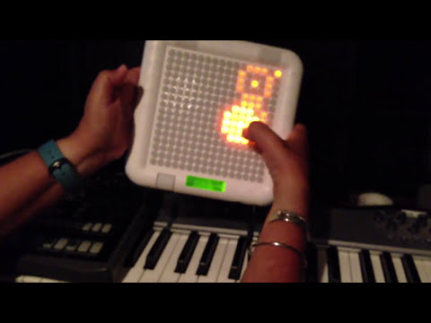 Tenori-on Orange powered by battery pack!! STEP BY STEP TUTORIAL ON HOW I DID IT & SEQUENCING A SONG