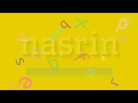 How to say "nasrin"! (High Quality Voices)