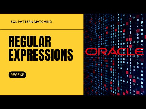 Regular Expressions In Oracle Sql Tutorial Sql Pattern Matching