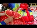 Amazing Watermelon Cutting Skills Watermelon Juice In Summer Street Food Of Karachi Pakistan