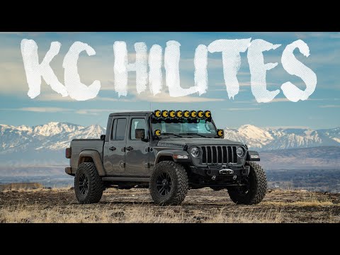 Jeep Gladiator Ecodiesel KC Hilites Pro 6 and Flex Era 4 Install!