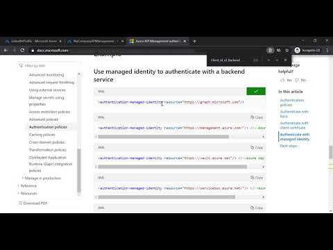 Azure API Management - Authentication Policies