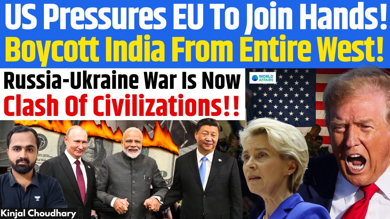 NATO vs BRICS- US Asks EU to Apply Secondary Tariffs On India! Alaska- Putin & Trump! Dollar! Kinjal