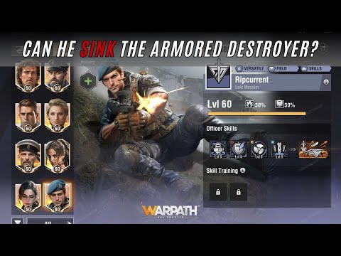 Warpath 13.1 - Can Rip Current sink the armored destroyer?