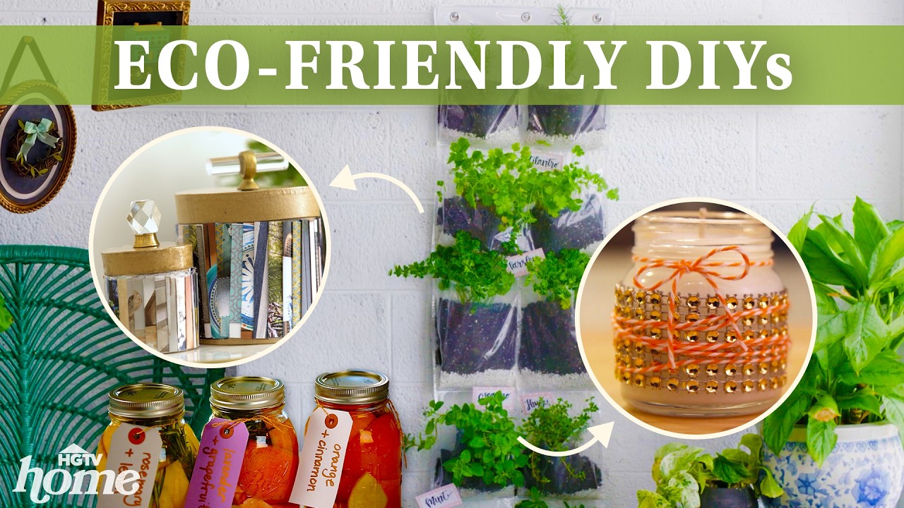Budget-Friendly Eco Crafts That Reduce Waste & Refresh Your Home | HGTV Home