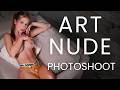NAKED ART Indoor Photoshoot With LED Light Artnude Nudeshoot