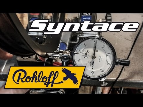 Koło zaplecione na obręczy Syntace W35