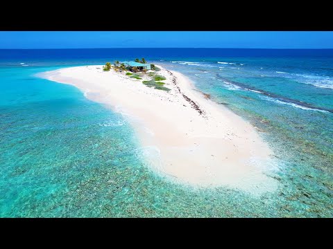 Sandy Island in 4K - Beautiful Drone Footage