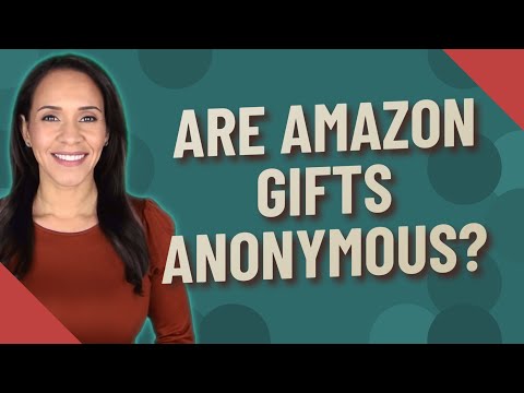 How to send anonymous gift on amazon