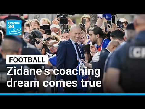 Zidane and fans rejoice as football legend becomes France's new coach