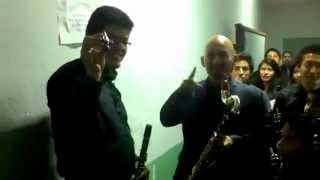 Mauricio Murcia y Marco Antonio Mazzini: detras de escena (duo de clarinete bajo y boquilla)