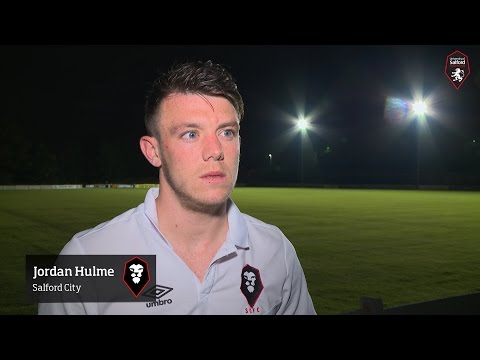 Salford City 2-2 Colwyn Bay - Jordan Hulme post-match interview 25.08.15