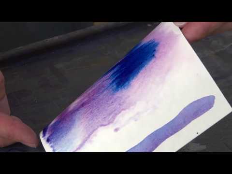 Ateljé 5 – En grundkurs i akvarell / #3 Varmpressat papper