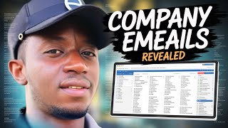 Email Extractor: How To Scrape Company Emails | 100% Free Method