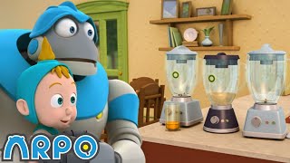 Bob's Loud Blender Breaks ARPO's Brain | ARPO | Classic ARPO Mayhem | Baby & Robot Adventures