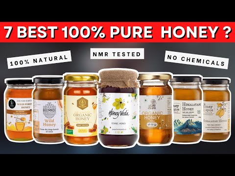 7 Best Honey Brands in India 🐝| 100% Pure, NMR Tested Organic Honey in India 🍯