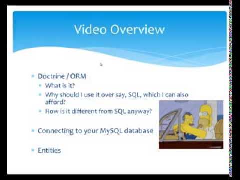Symfony 2.3 Beginners Tutorial - Part 5 - Doctrine, ORMs, and your Database