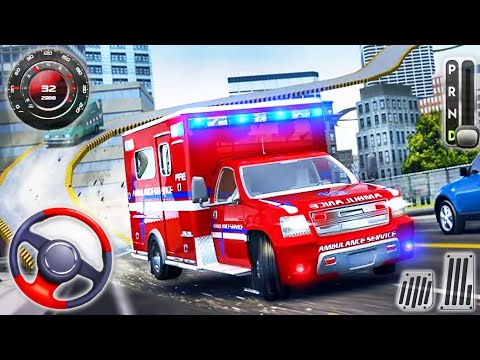 Ambulance Rescue Driving Simulator - Emergency Roof Jumping Stunts - Android GamePlay