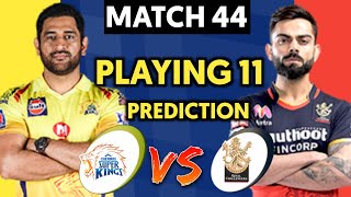 IPL 2020 - Royal Challengers Bangalore vs Chennai Super Kings || Match 44 - RCB vs CSK