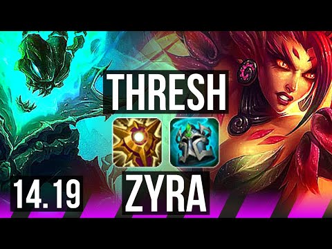 THRESH & Lux vs ZYRA & Jhin (SUP) | 5/4/16, 500+ games | NA Grandmaster | 14.19
