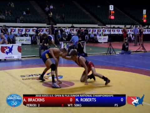 FILA Junior Freestyle 50kg Final: Nick Roberts vs. Anthony Brackins