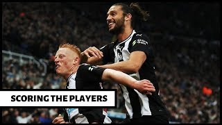 Scoring the players | Newcastle United 1-0 Manchester United