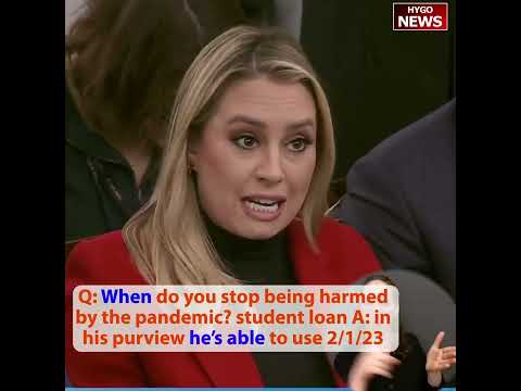 Q: When do you stop being harmed by the pandemic? student loan A: in his purview he’s able to use