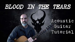 DEMON HUNTER - Blood In The Tears - Acoustic Guitar Tutorial