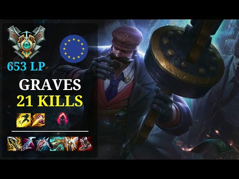 Graves 21 Kills - "Albetrayber" EUW GrandMaster Patch 12.5