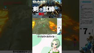 極位とか関係ないダメージの受け方【ゼルダの伝説ブレスオブザワイルド】【女性実況】#shorts